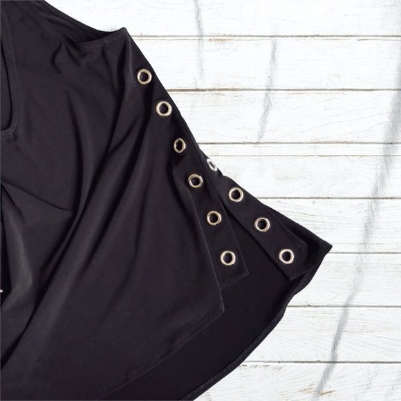 INC Black Sleeveless Tank Style Top - Picture 3 of 7